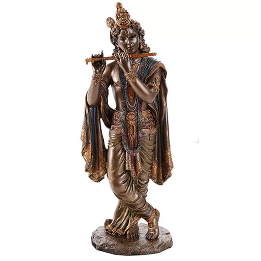 10.25" Hindu Statue - Krishna