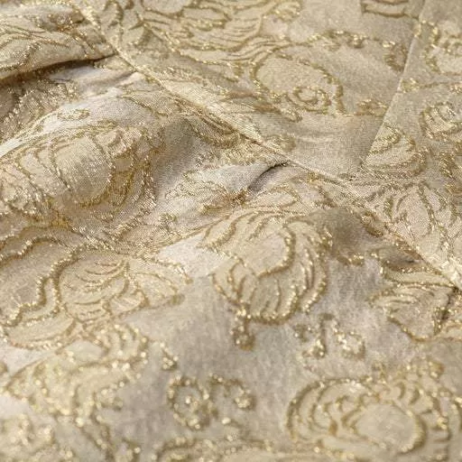 1950s Jacques Heim Demi Couture Gold Brocade Shift Dress