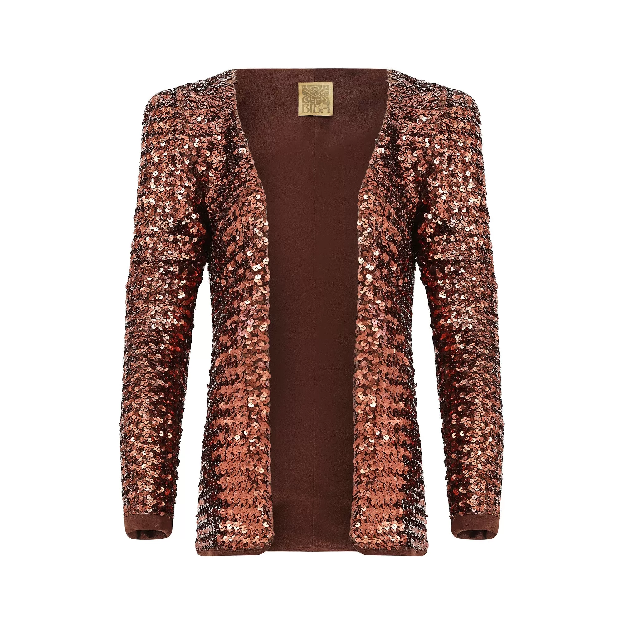 1970s Biba Copper Sequinned Jacket