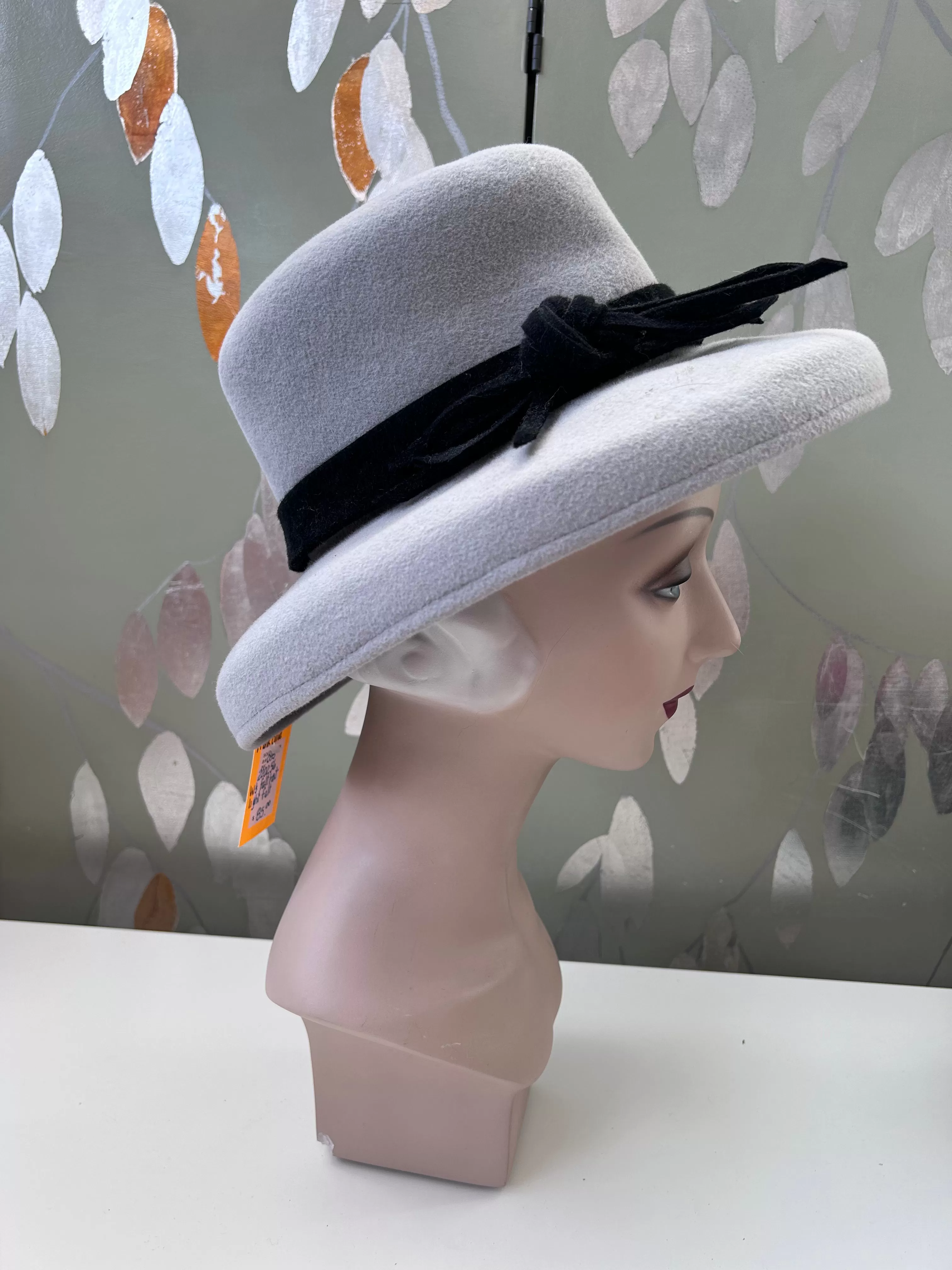 80s Grey Felt Frank Oliver Hat