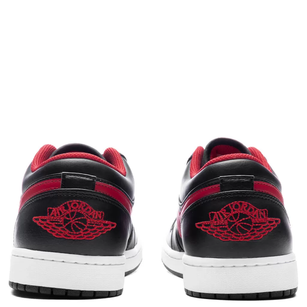 Air Jordan 1 Low - Black/Fire Red/White