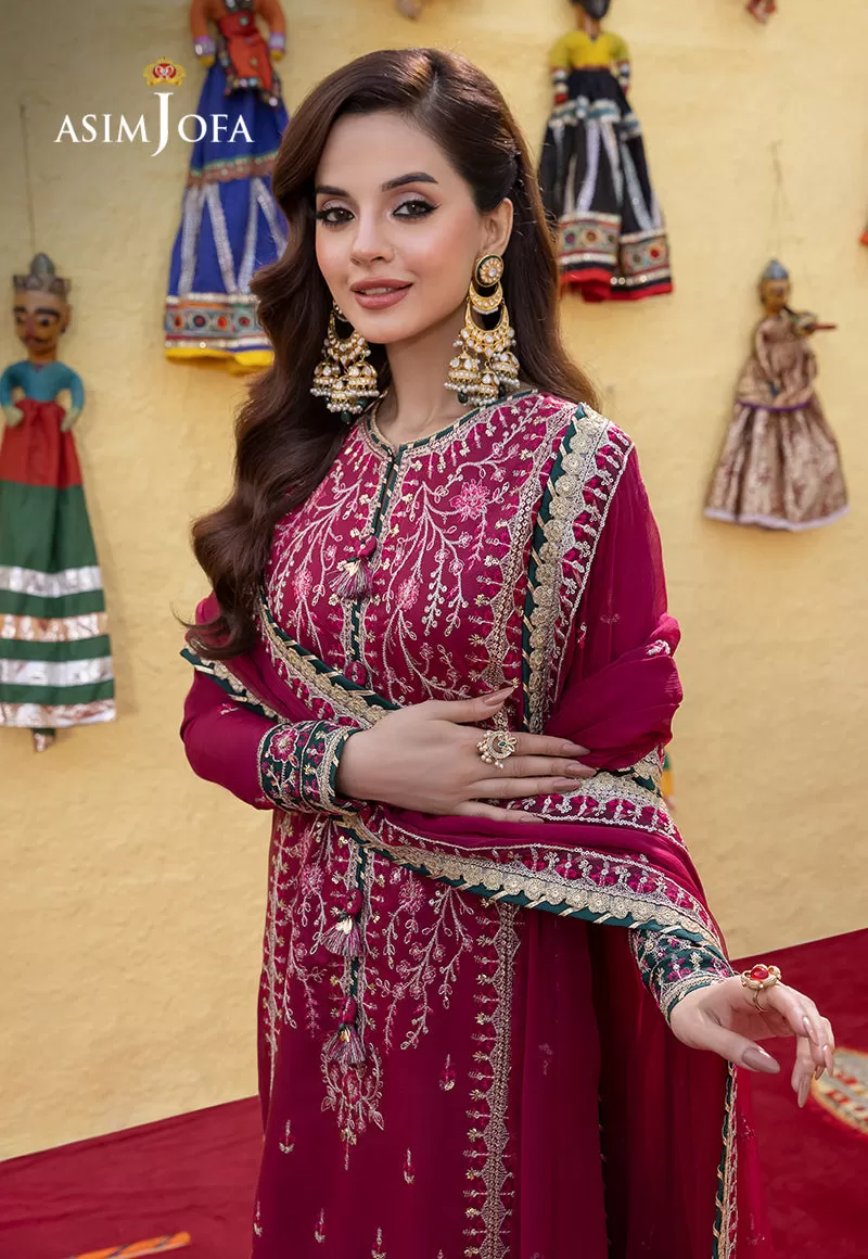 AJAB-12 EMBROIDERED LAWN SILK 3 PCS