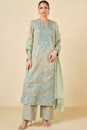 Ambudhi Embroidered Suit Set