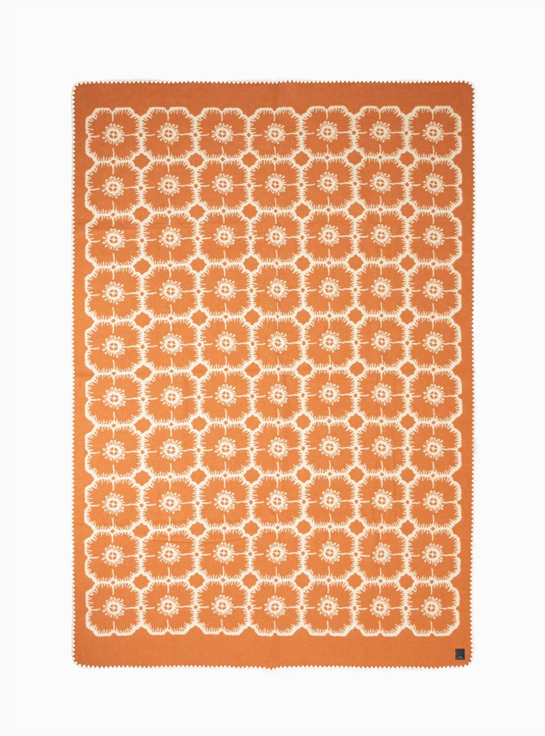 Anemone Blanket Large Orange