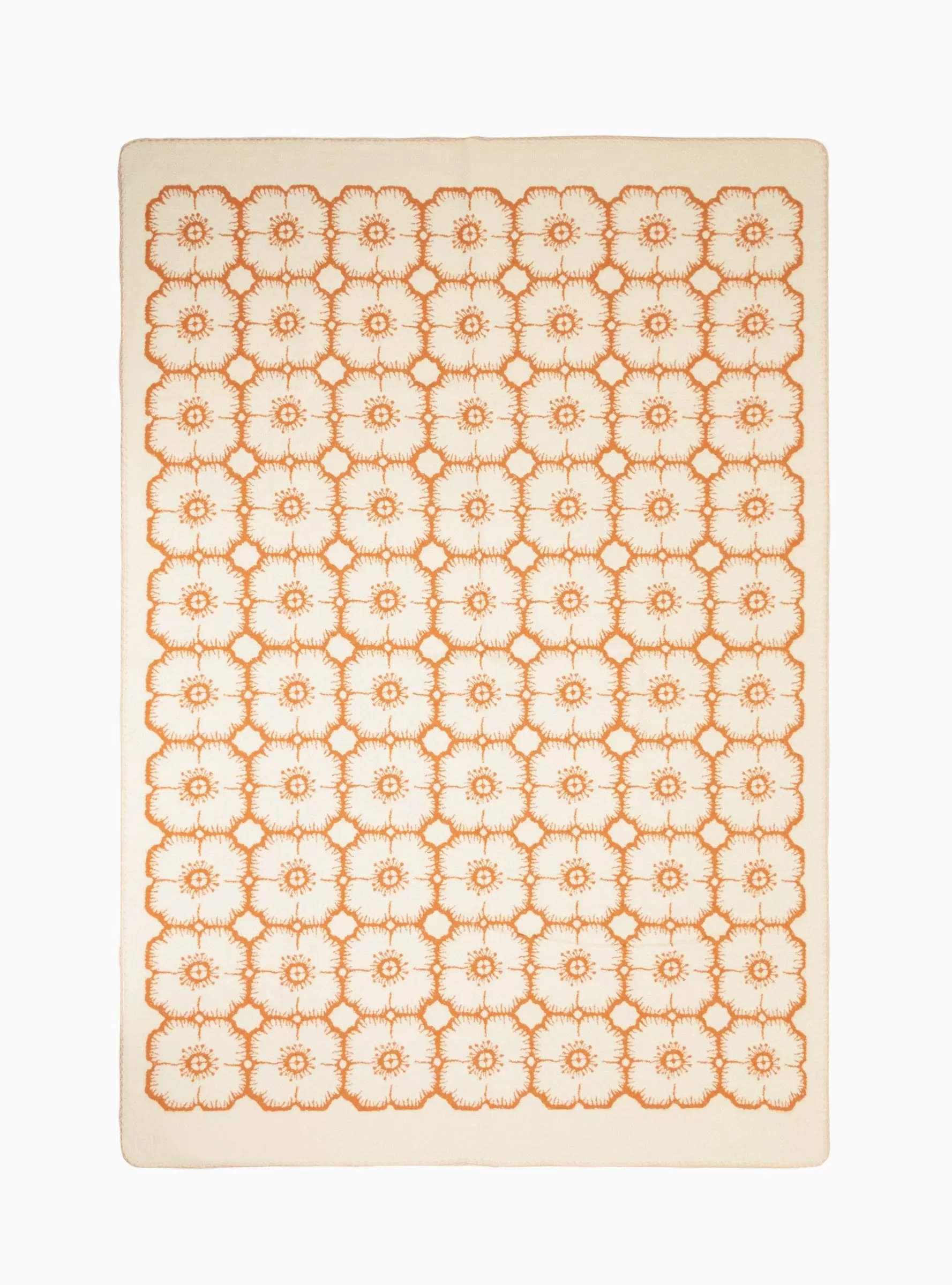 Anemone Blanket Large Orange