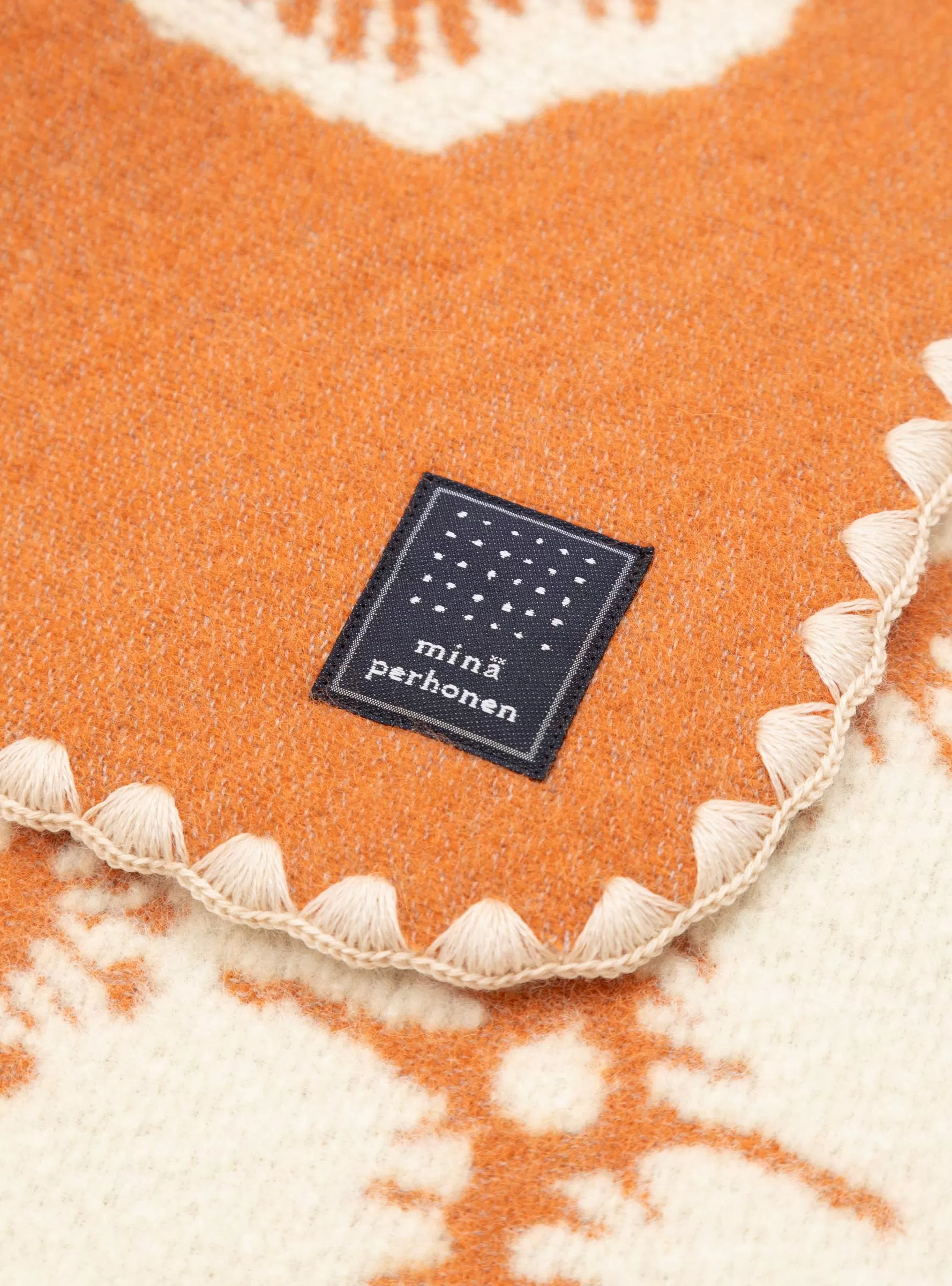 Anemone Blanket Large Orange