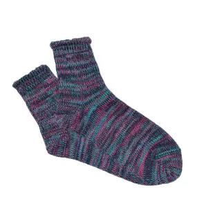 Anonymous Ism 5 Colour Mix Quarter Socks D. Violet