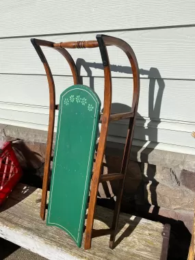 Antique Child's Sled - Paris Mfg