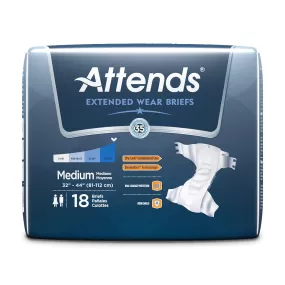 Attends Extended Wear Briefs, Severe Absorbency