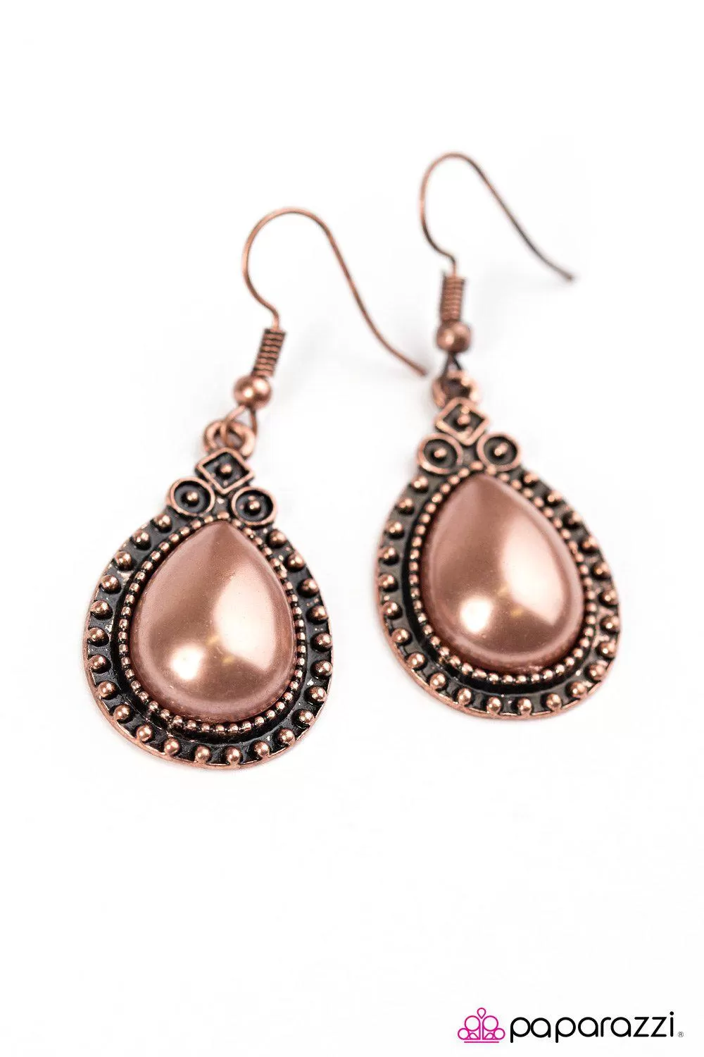 Bali Bliss Copper Teardrop Earrings - Paparazzi Accessories