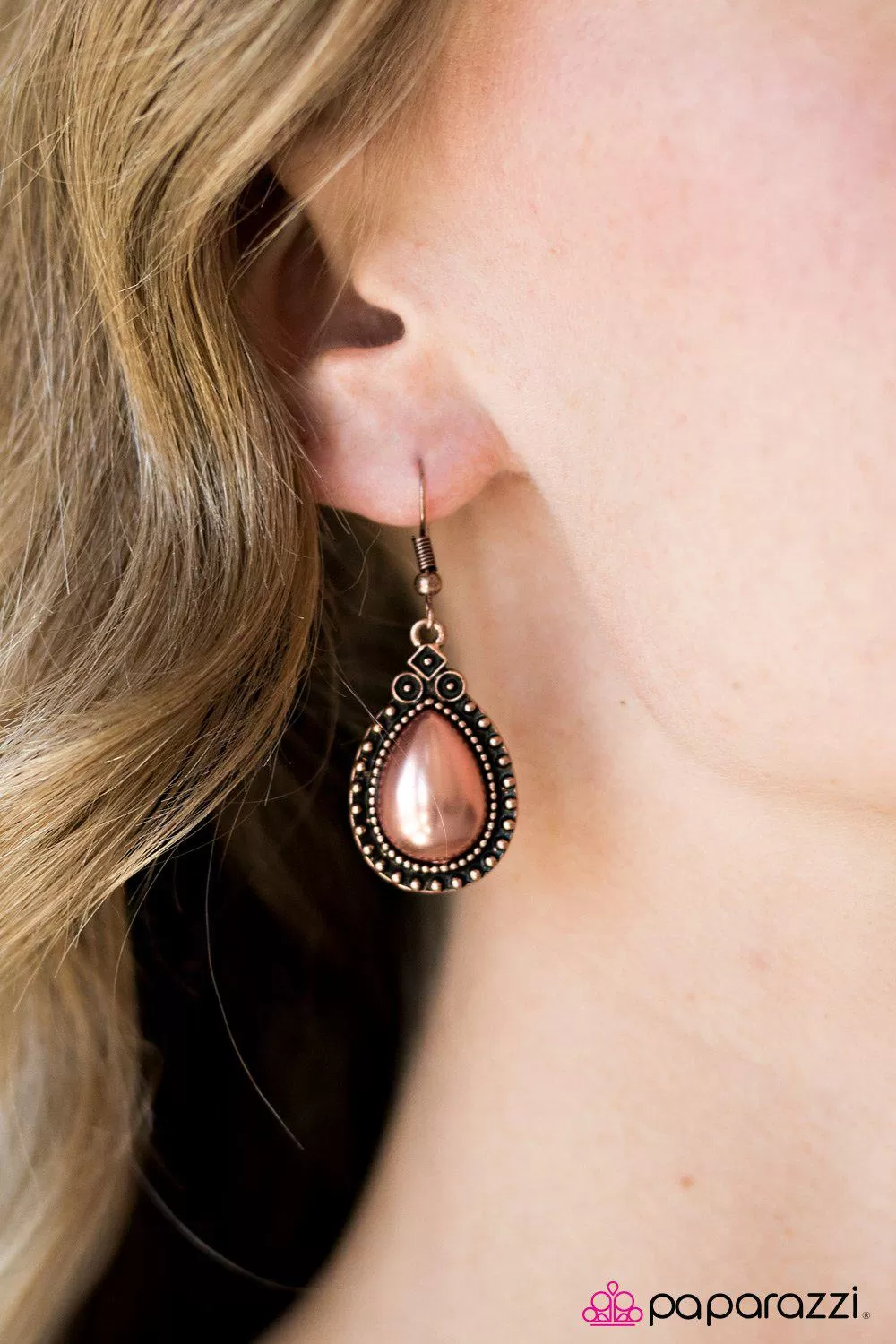 Bali Bliss Copper Teardrop Earrings - Paparazzi Accessories