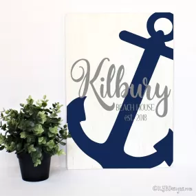 BEACH HOUSE Sign LAKE HOUSE Sign ANCHOR Sign