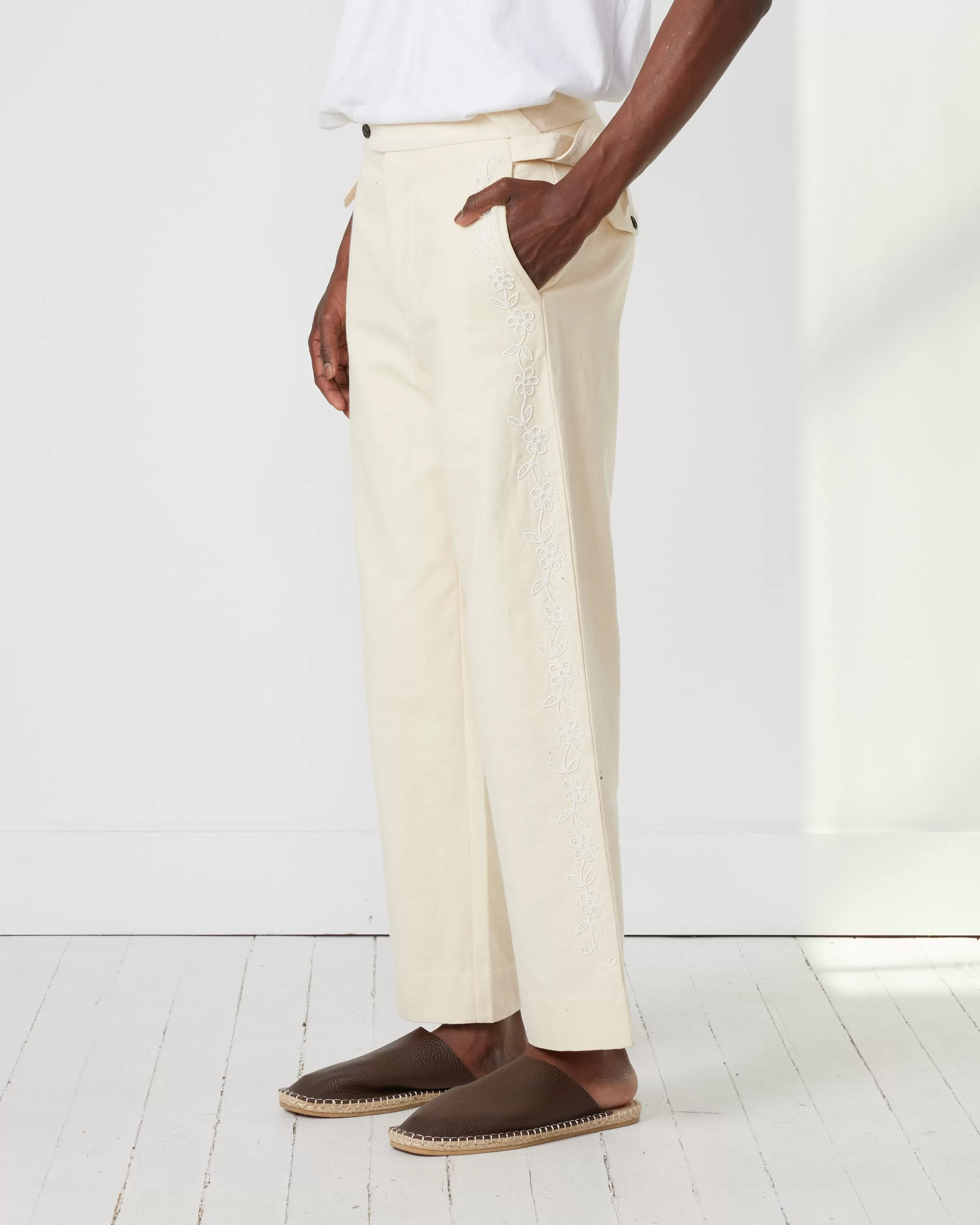 Beaded Jasmine Trouser