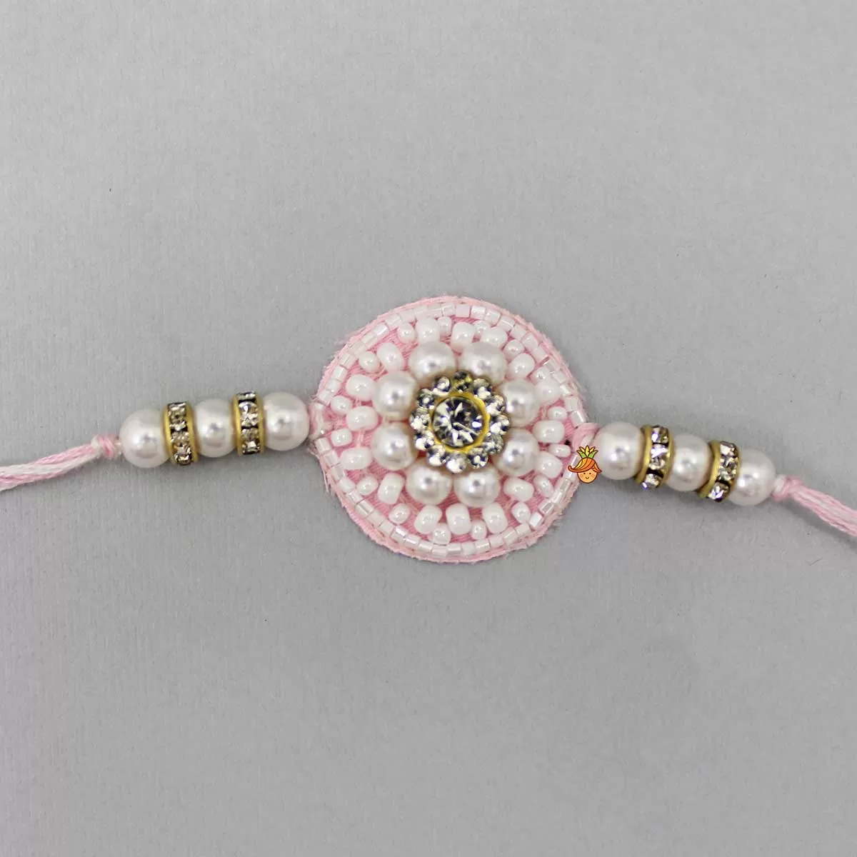 Beaded Pink Rakhi