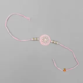 Beaded Pink Rakhi