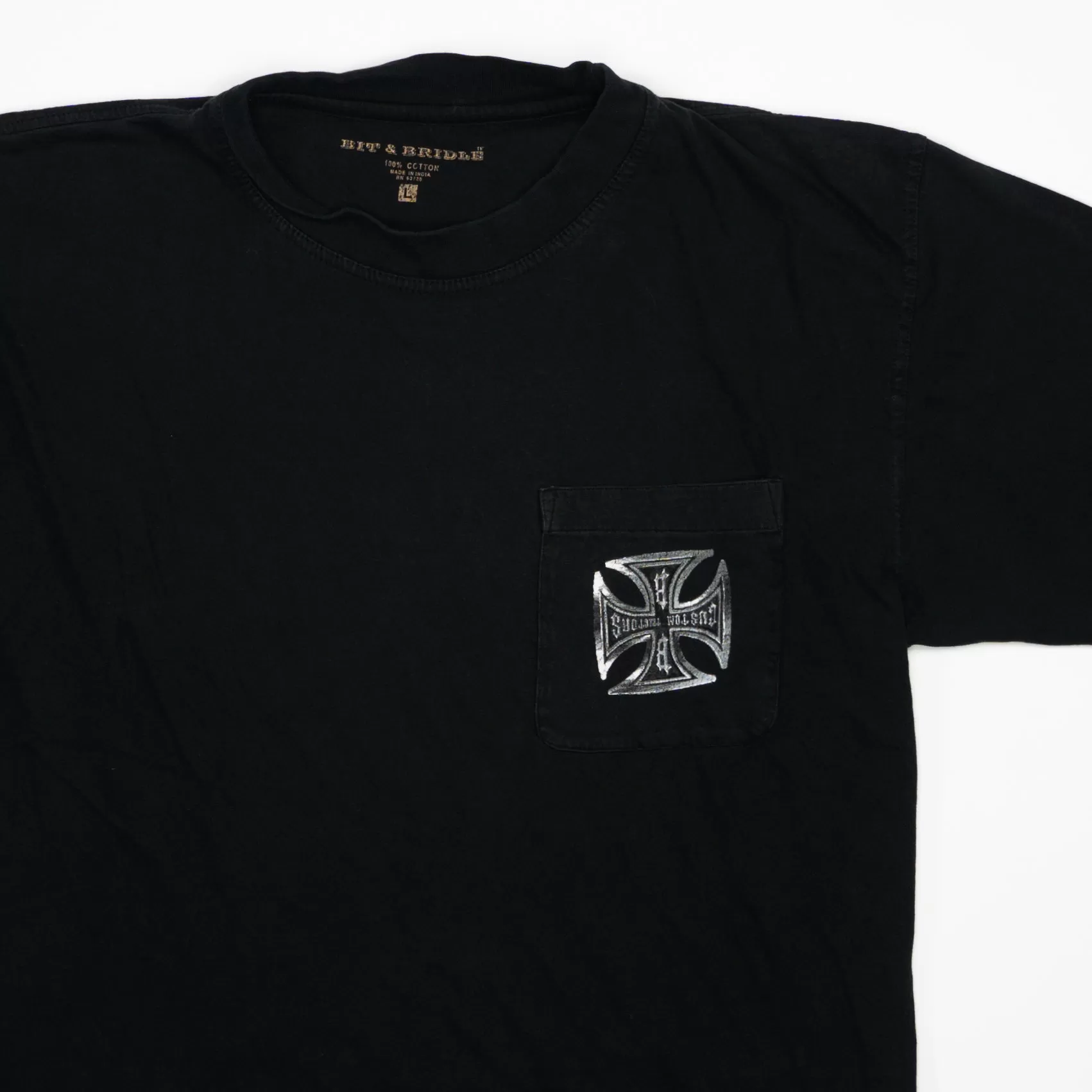 Black Bit & Bridle Custom Tractors Tee (M)