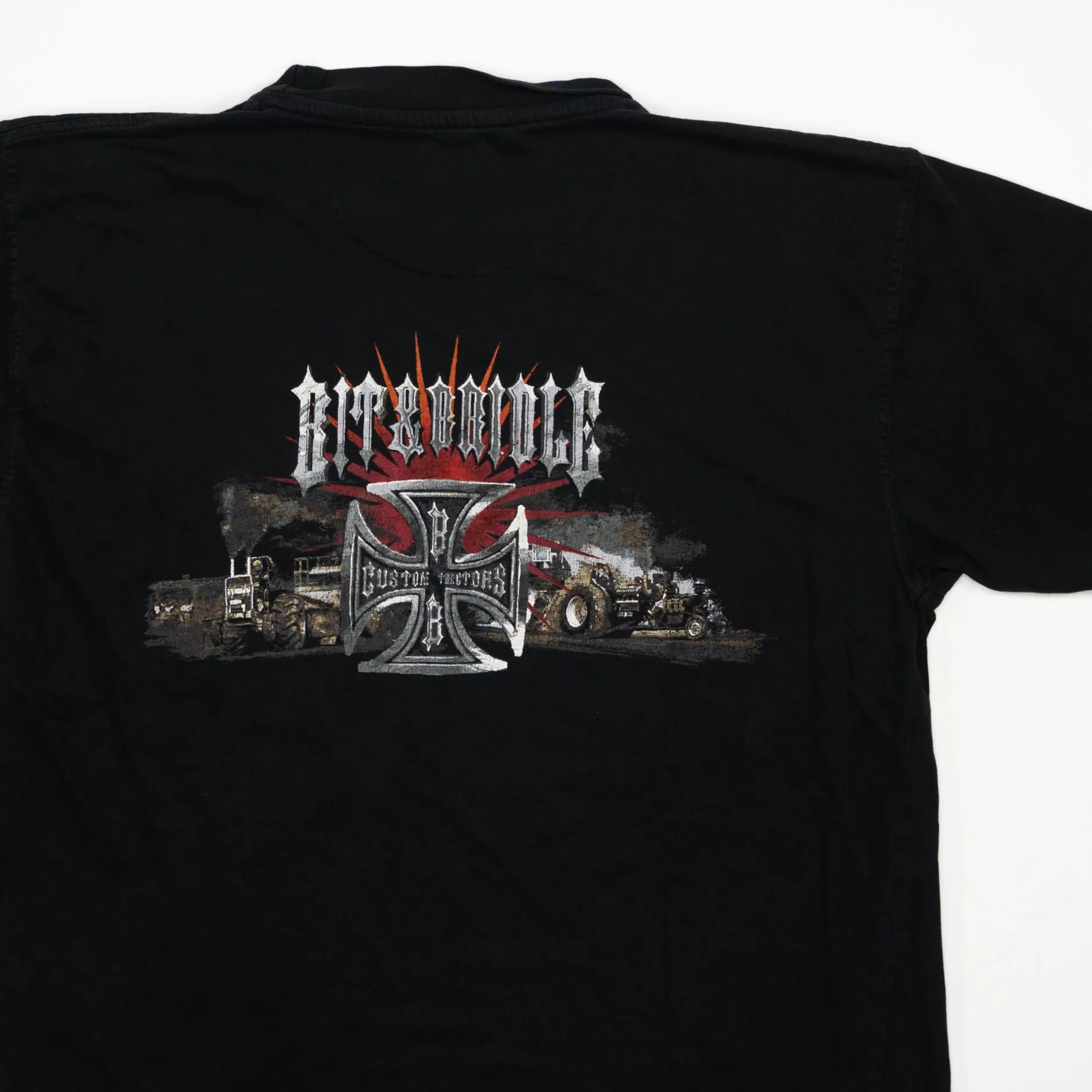 Black Bit & Bridle Custom Tractors Tee (M)