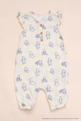 Caitlyn Romper - Yellow Hunny Pooh