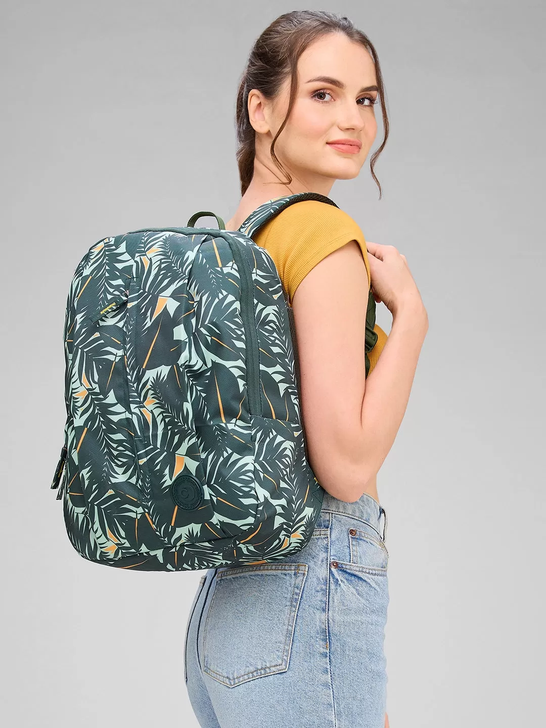 Caprese Eddy Laptop Backpack Large Green