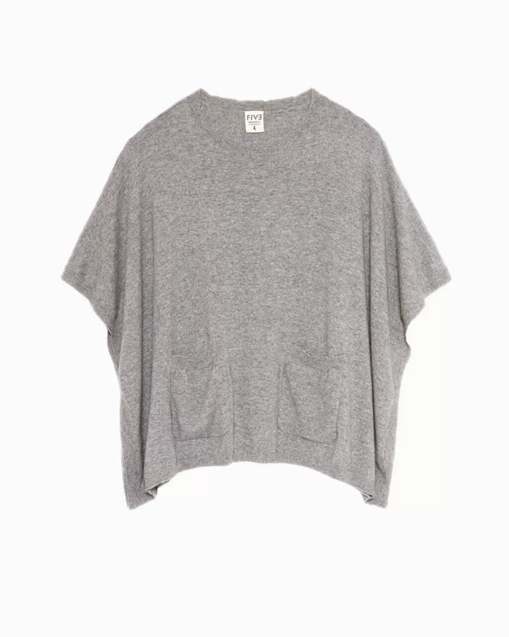 Cashmere Poncho | Grey