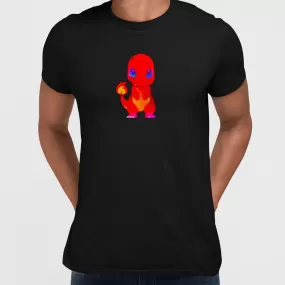 Charmander Fire-Type Pokémon Go Generation One Black Tee