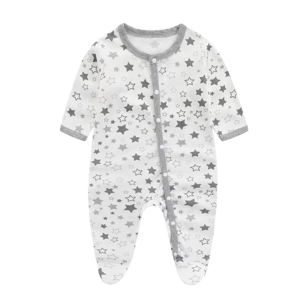 Cozy Muslin Baby Rompers