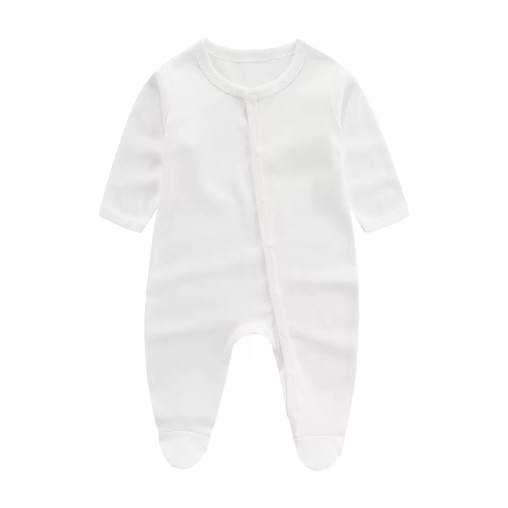 Cozy Muslin Baby Rompers