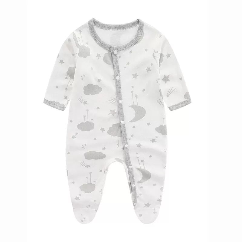 Cozy Muslin Baby Rompers