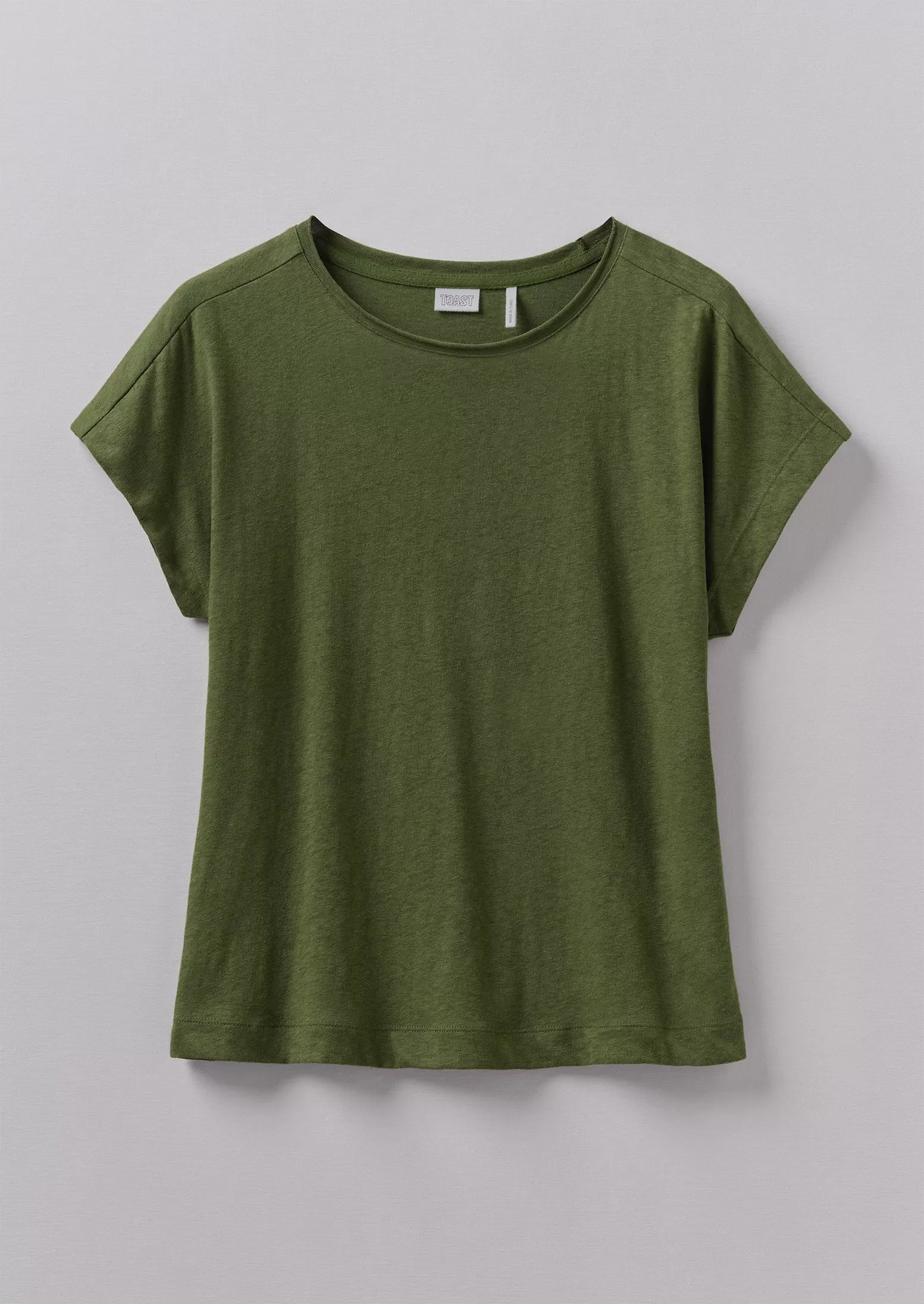 Crew Neck Cotton Hemp Tee | Propagator Green