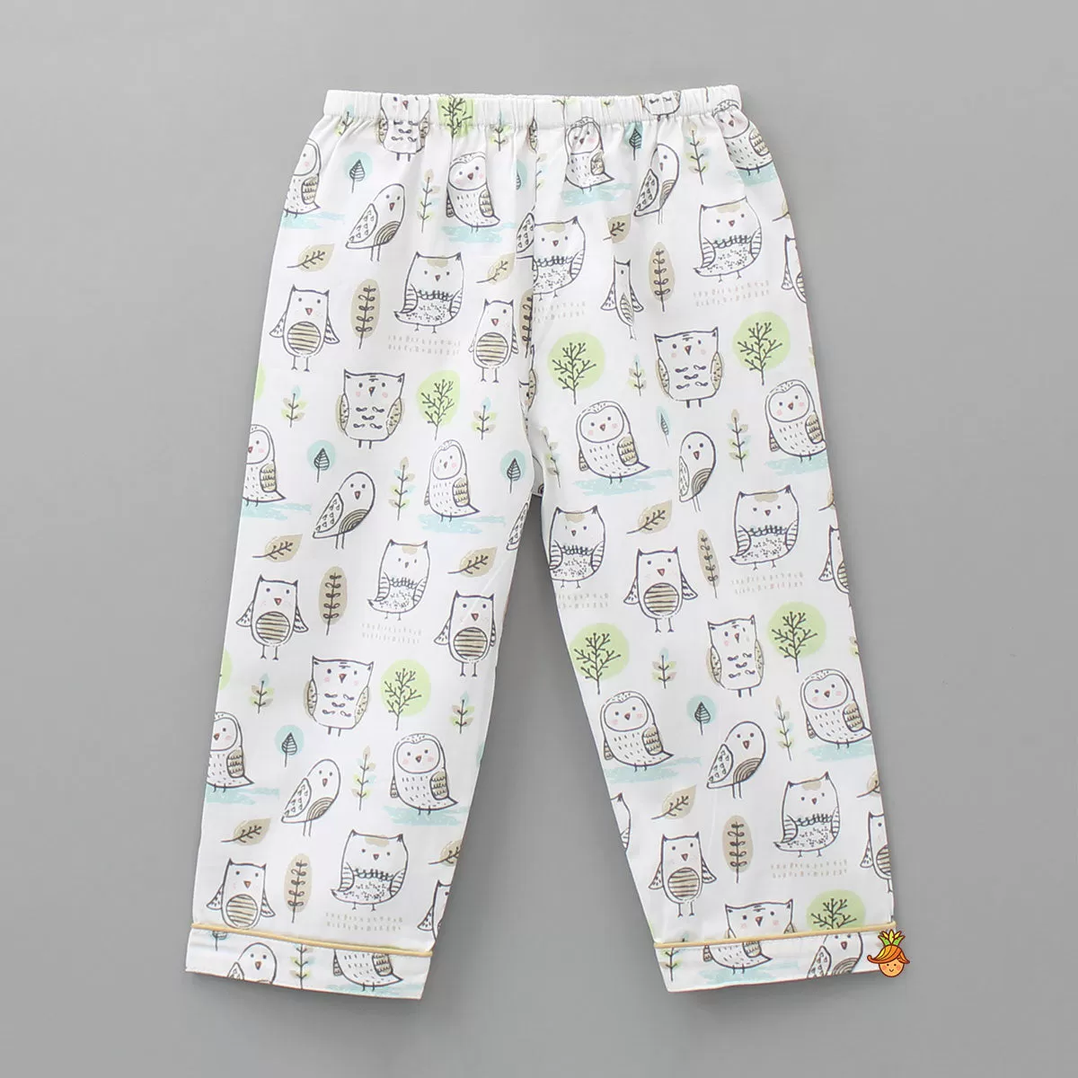 Cute Owl Printed Sleepwear