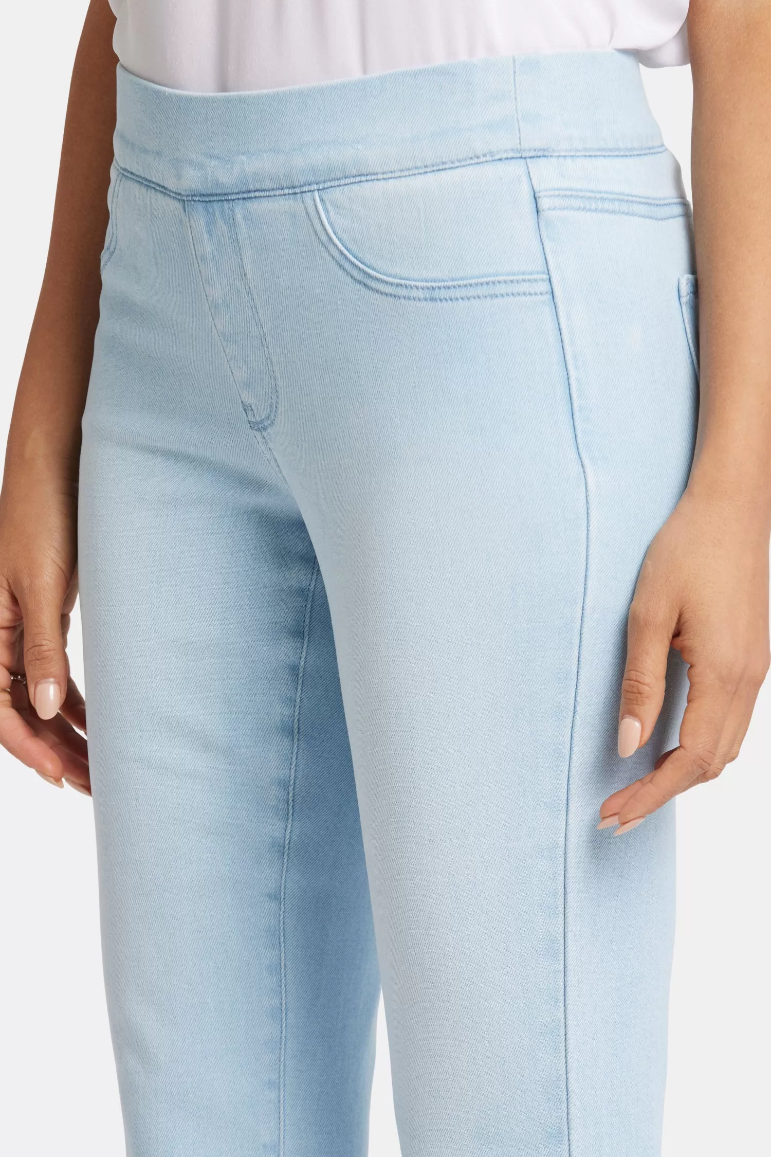 Dakota Crop Pull-On Jeans In Petite  - Oceanfront