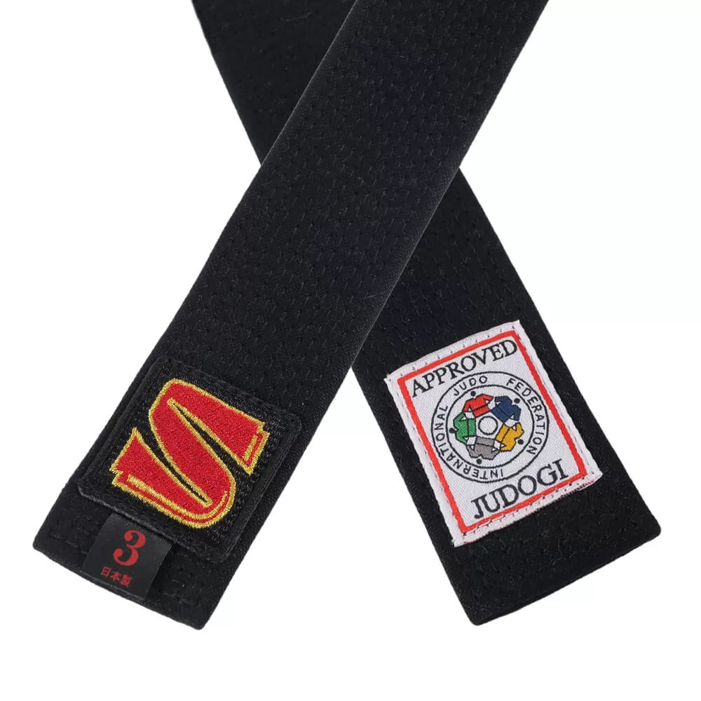 Deluxe Taisho IJF Approved Kuroobi - Black Belt (JOVB)