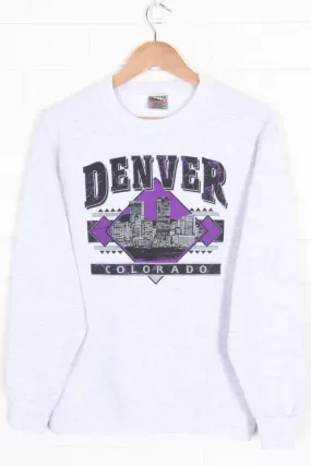 Denver Colorado Retro Crewneck Sweatshirt (S-M)