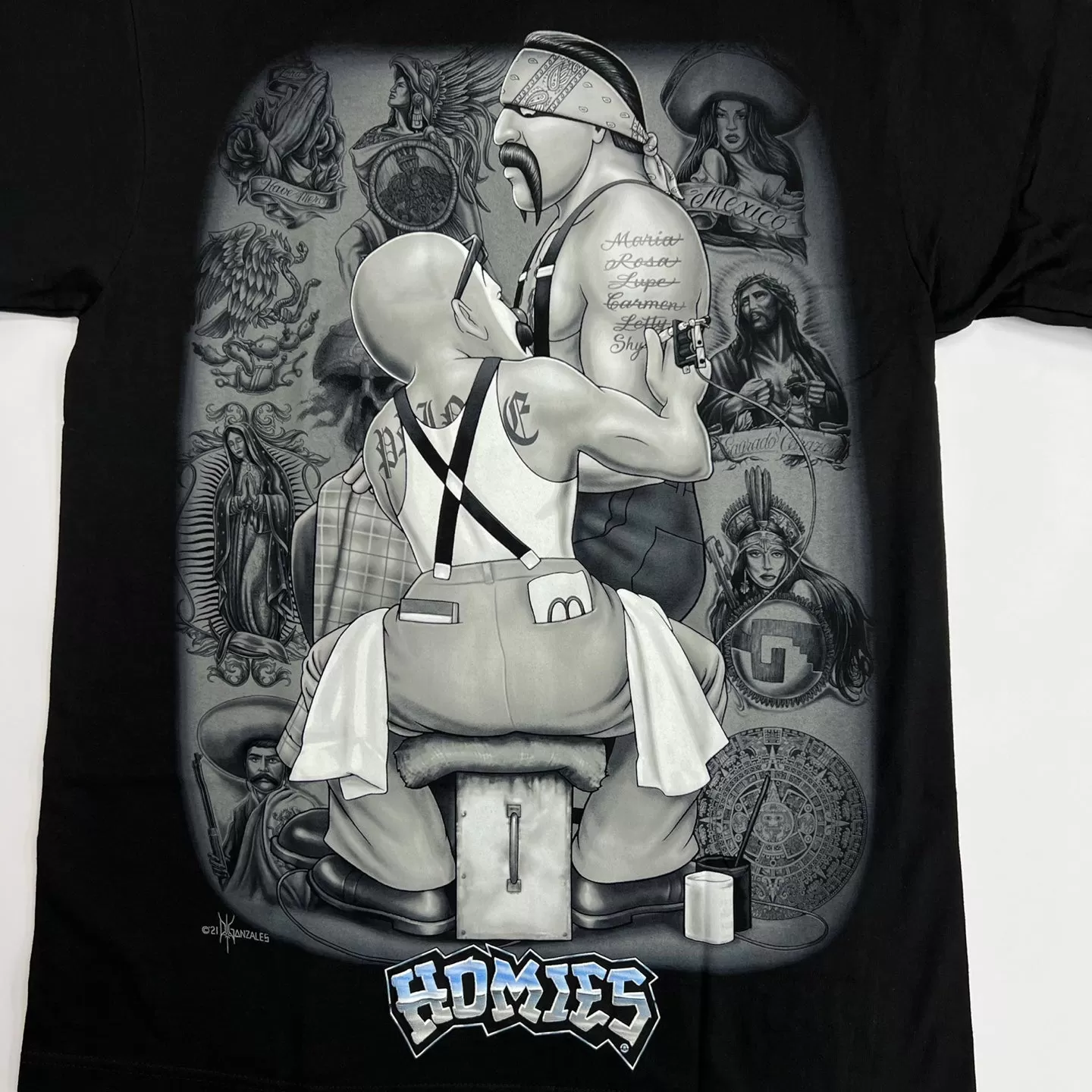 DGA Homie Tattooist Graphic T-Shirt