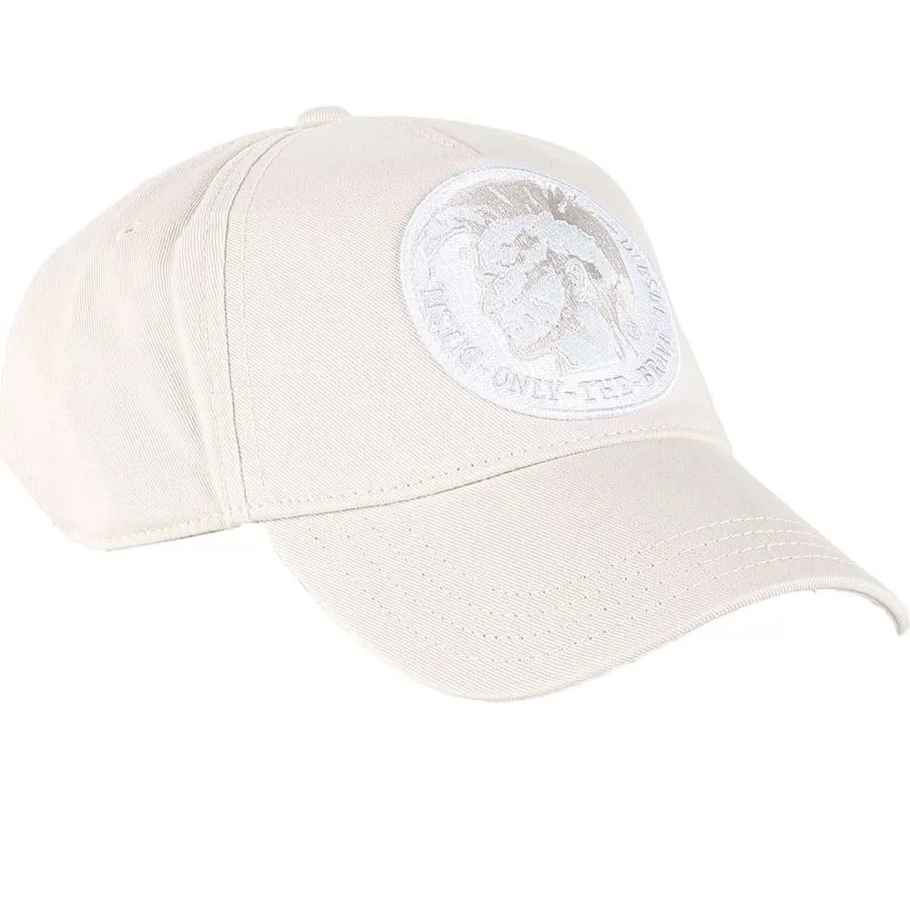 Diesel Cindians Baseball Regular Fit Cap - Cream