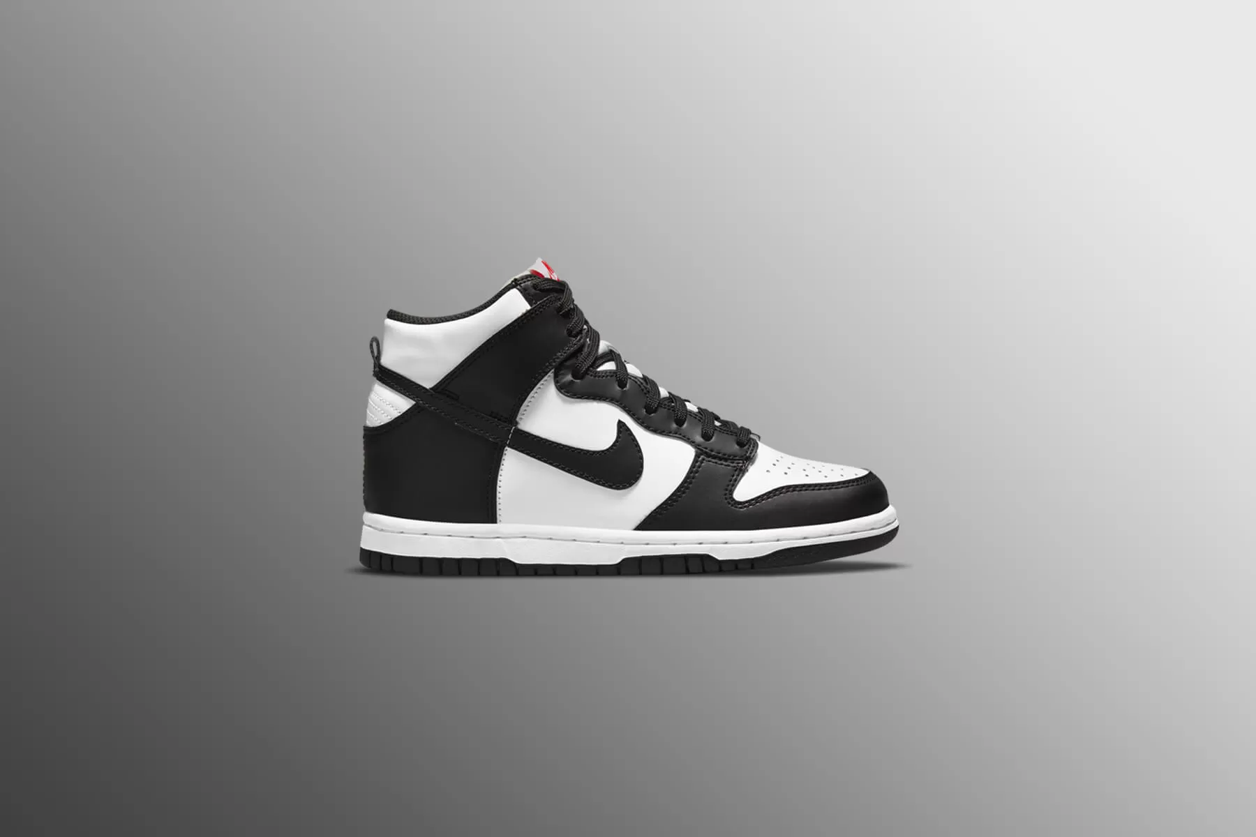 Dunk High (GS) - Black/White