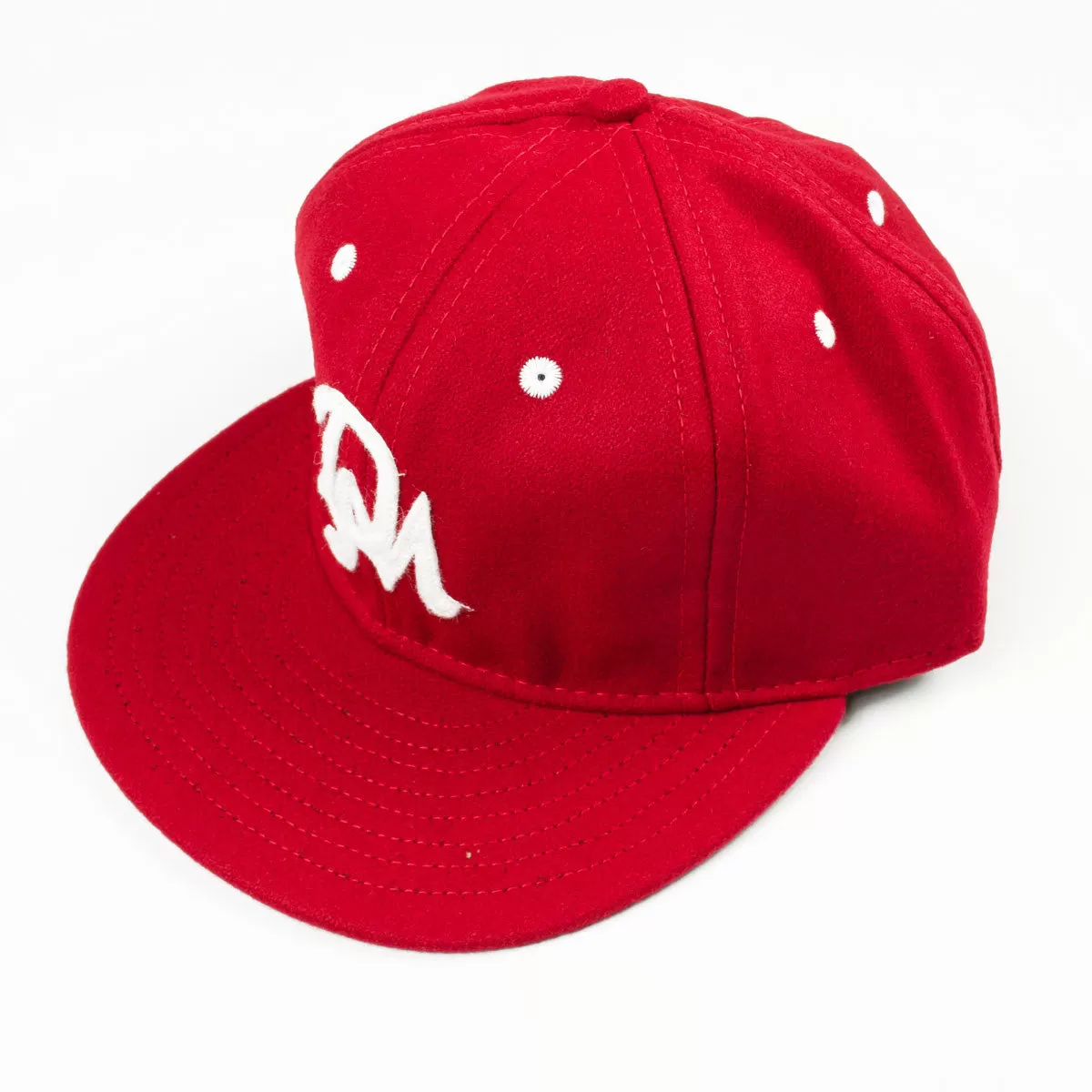 Ebbets - Des Moines Demons 1959 Adjustable Cap - Red Wool