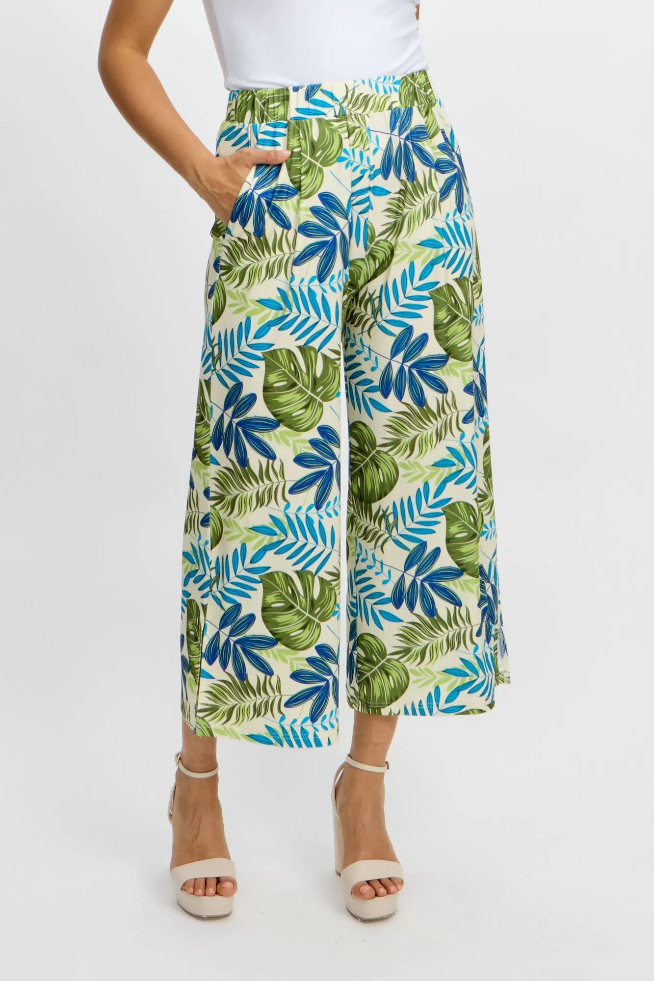 Emproved Wide Leg Pant | Costa Rica Palm