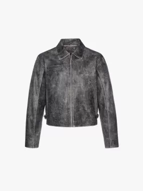 Everyday Boxy Leather Jacket