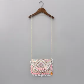 Faux Mirror Work Sling Bag