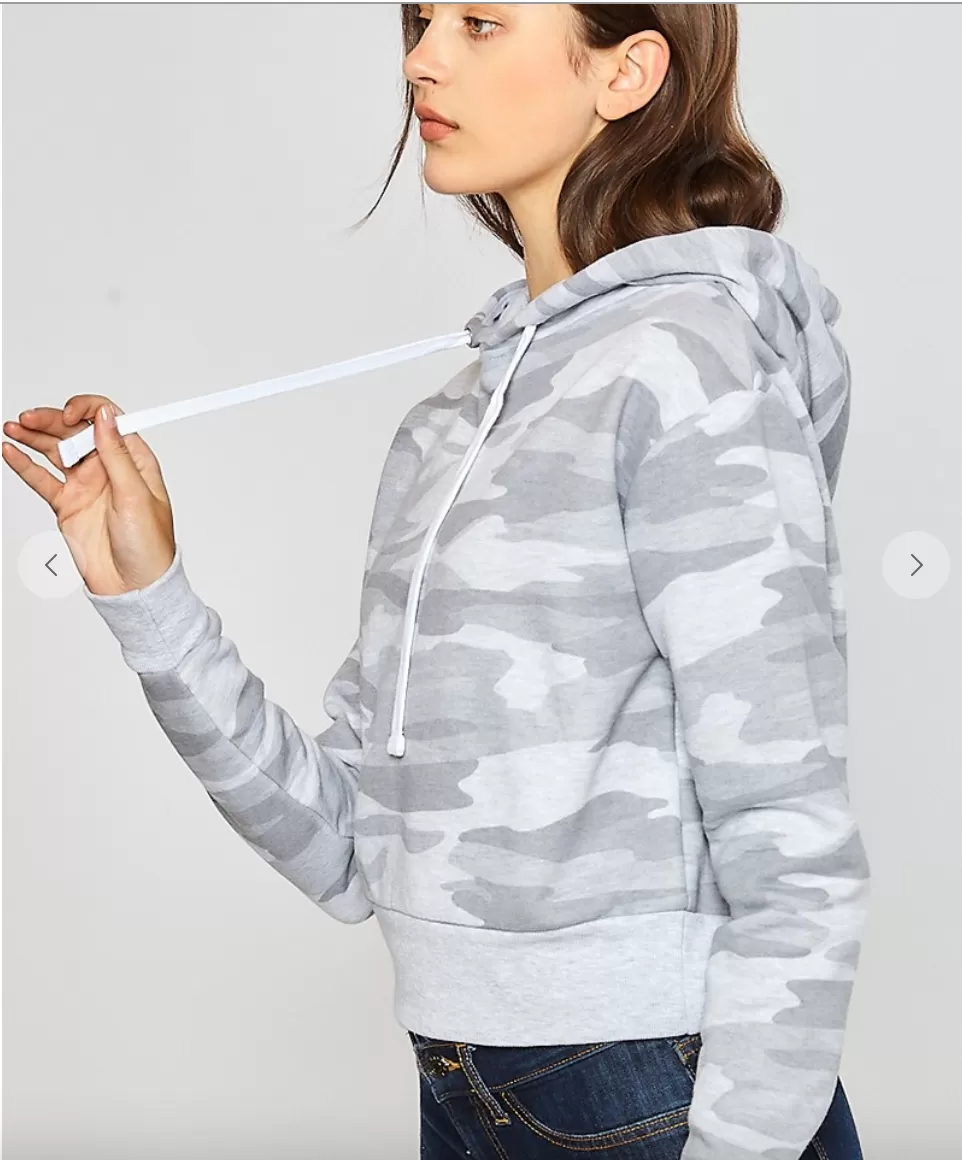 Fleece Lined Camo Pull Over