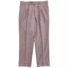 FRESH Wool 2 Pleates Chino Pants In Rose