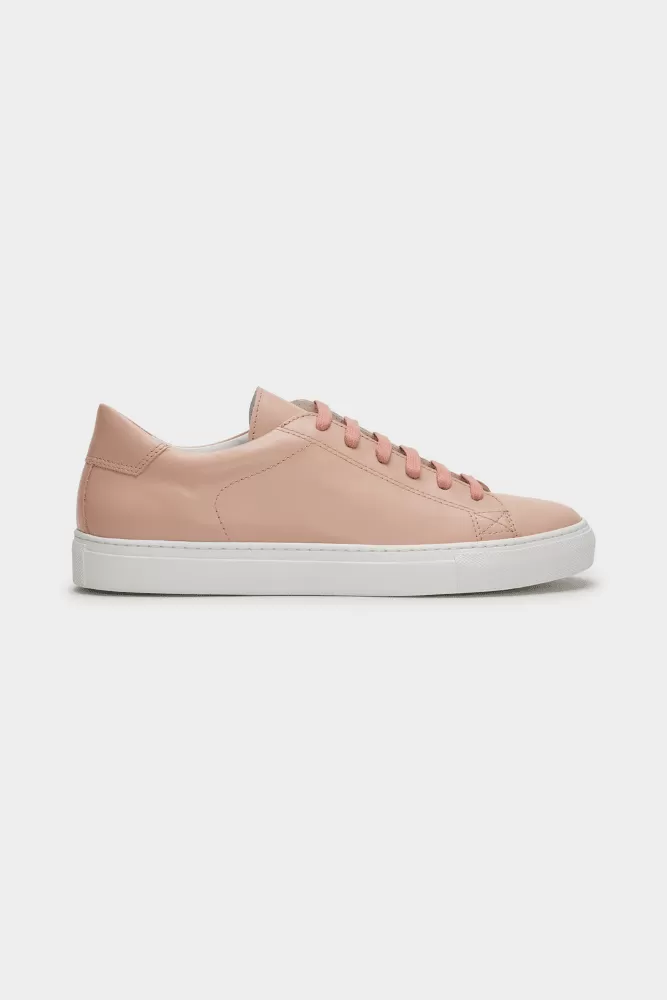 GCV2 Low Sneaker - Light Pink Leather with White Sole