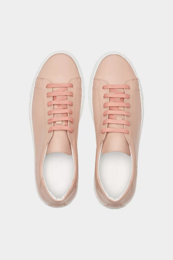 GCV2 Low Sneaker - Light Pink Leather with White Sole