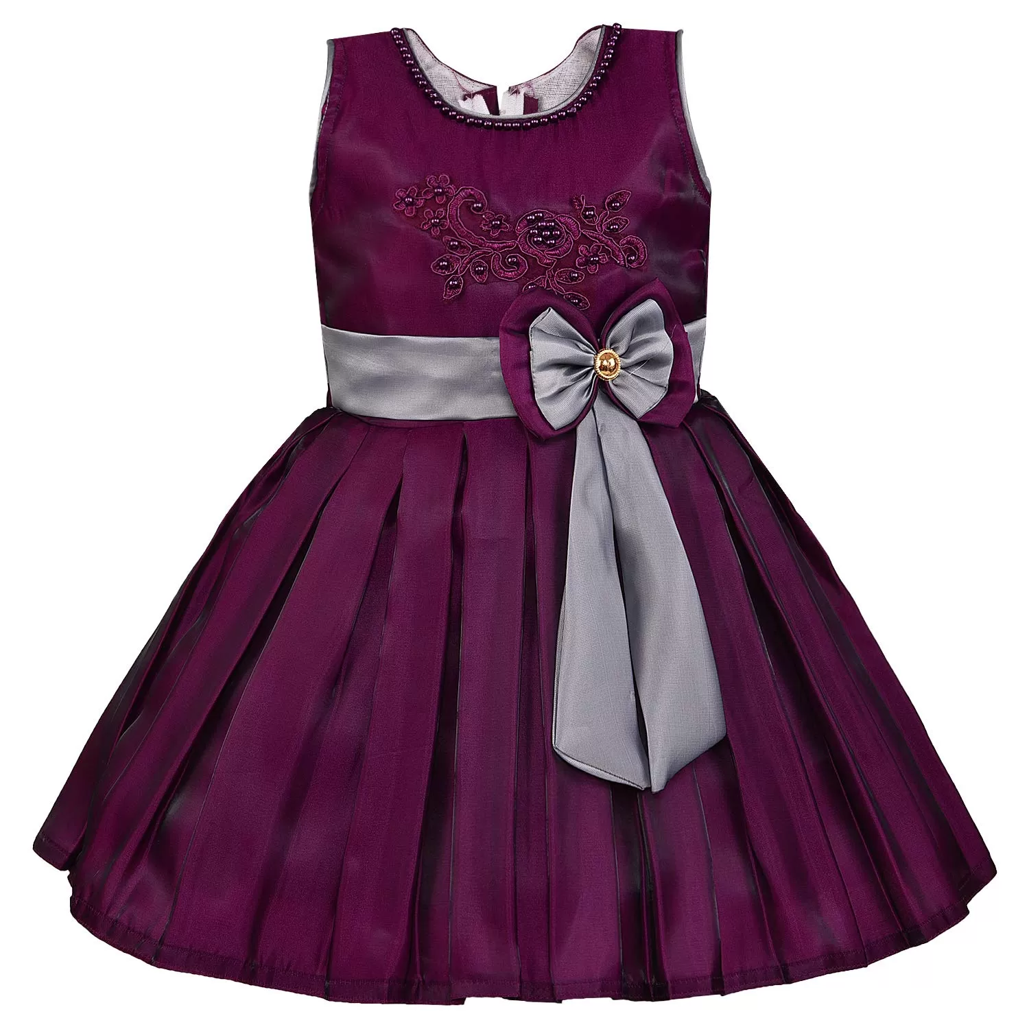 Girls Box Pleated Dress