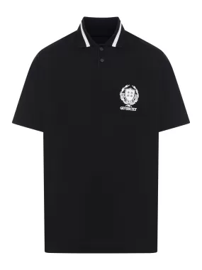 GIVENCHY Crest polo shirt in cotton