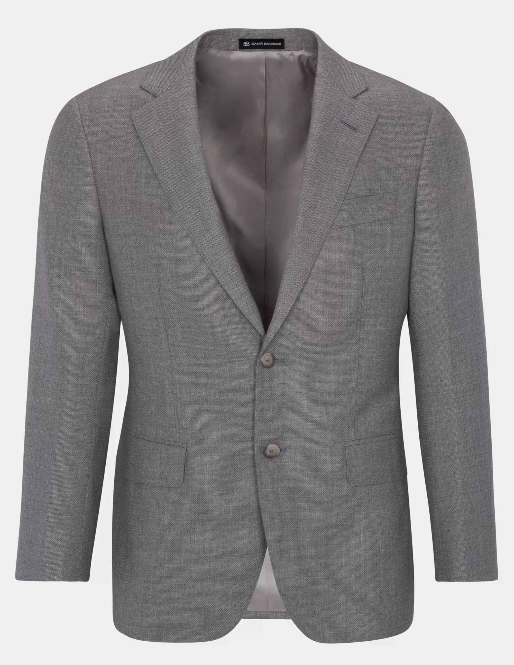 Grey Single Breasted Jacket