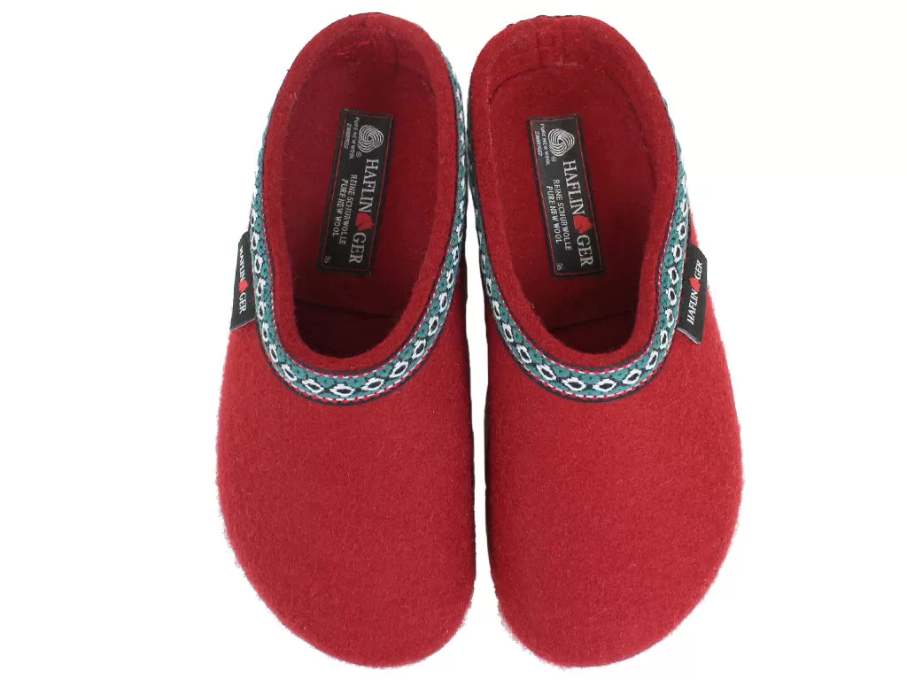 Haflinger Clogs Grizzly Franzl Rubin