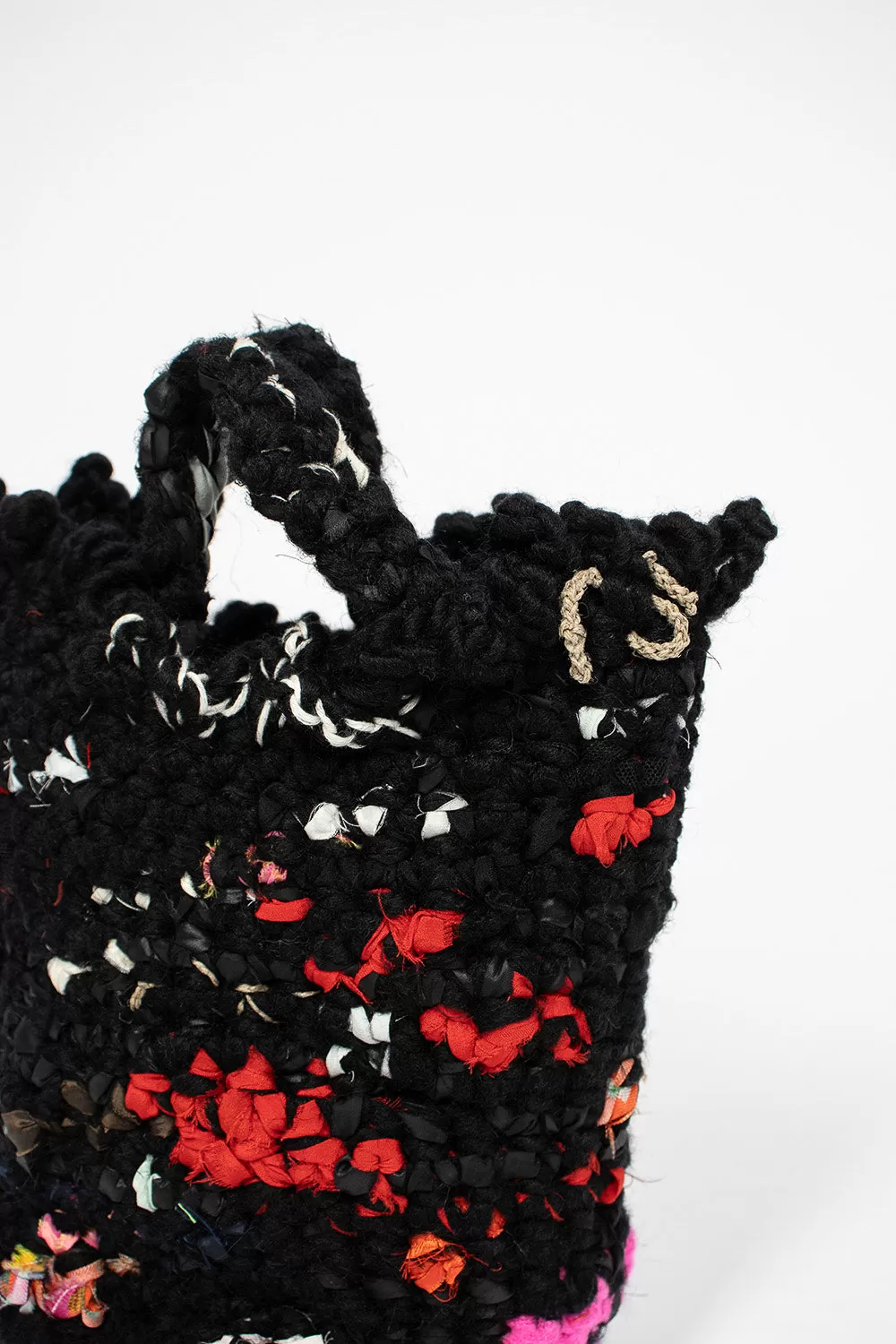 Hand Crochet Acustica Bag Black