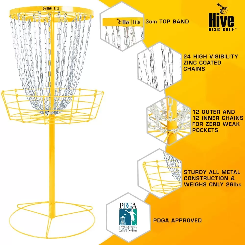 Hive Lite Disc Golf Basket